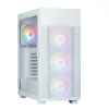 Zalman korpus S5 NEO valge ATX Mid Tower FRGB Fan x4