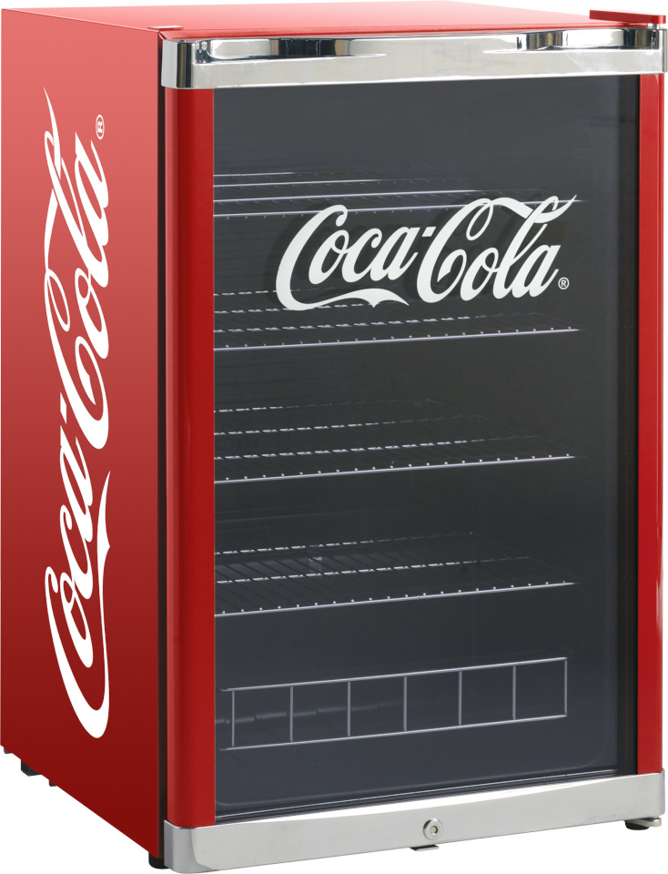 Scandomestic külmik Coca-Cola HighCube GDE Refrigerator, punane