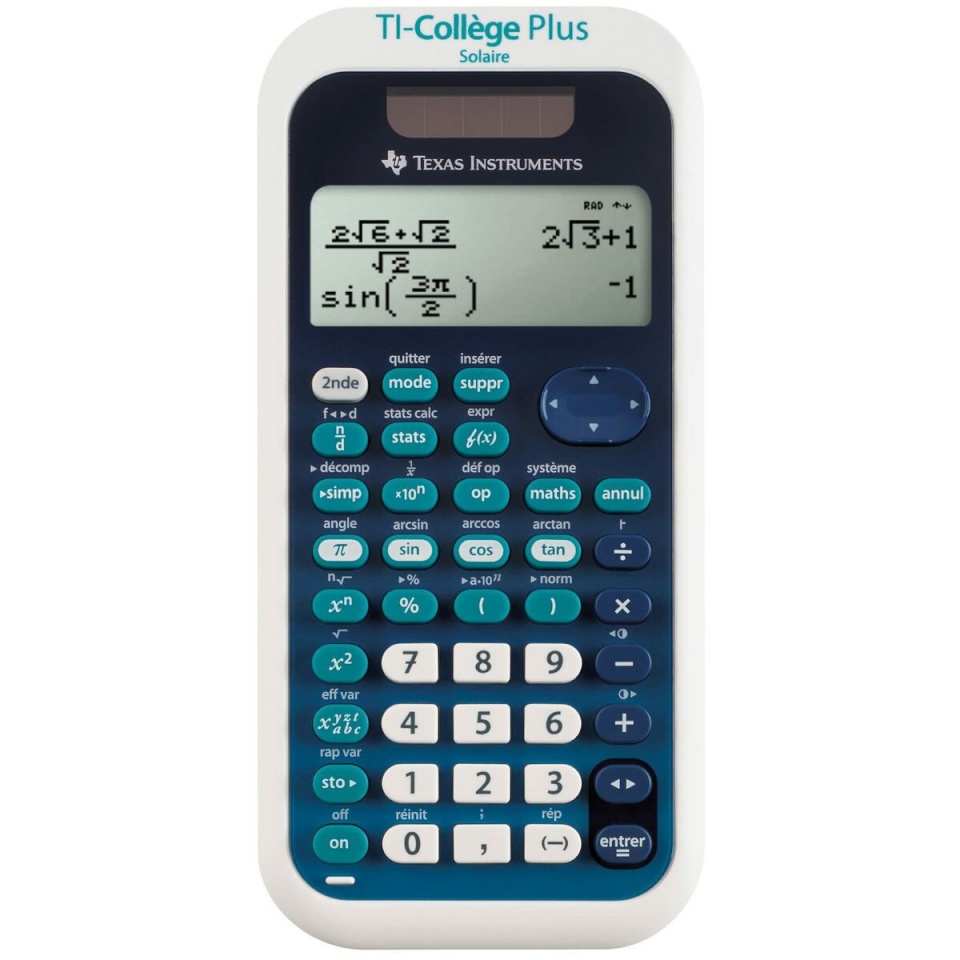 Texas Instruments kalkulaator TI College Plus sinine
