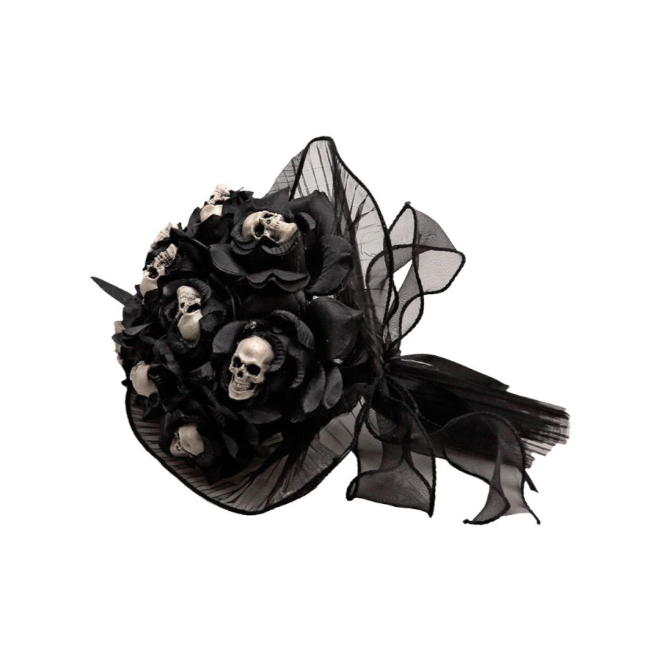 BGB Carnival Halloweeni Kaunistused 22x22x25cm must Pealuud