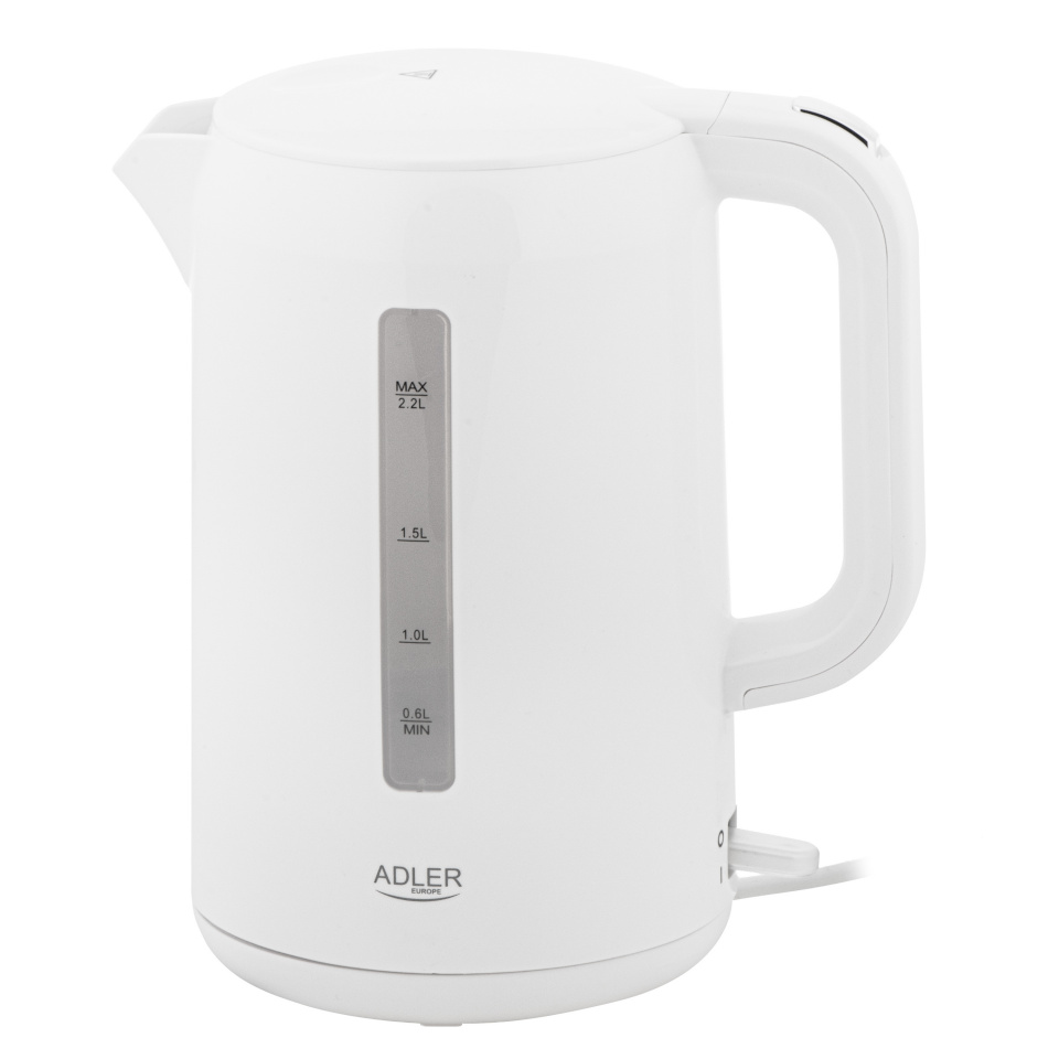 Adler veekeetja AD 1386 Electric Kettle, 1850W, valge