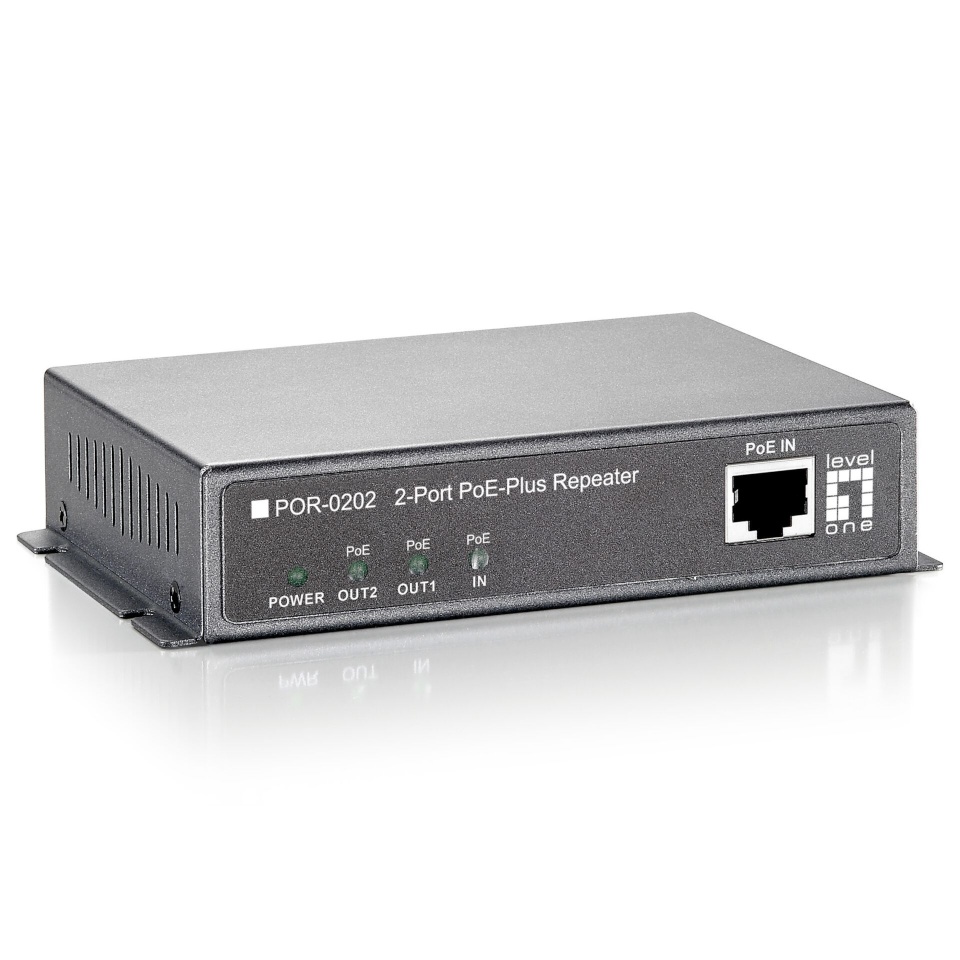 LevelOne POR-0202 2-Port PoE-Repeater