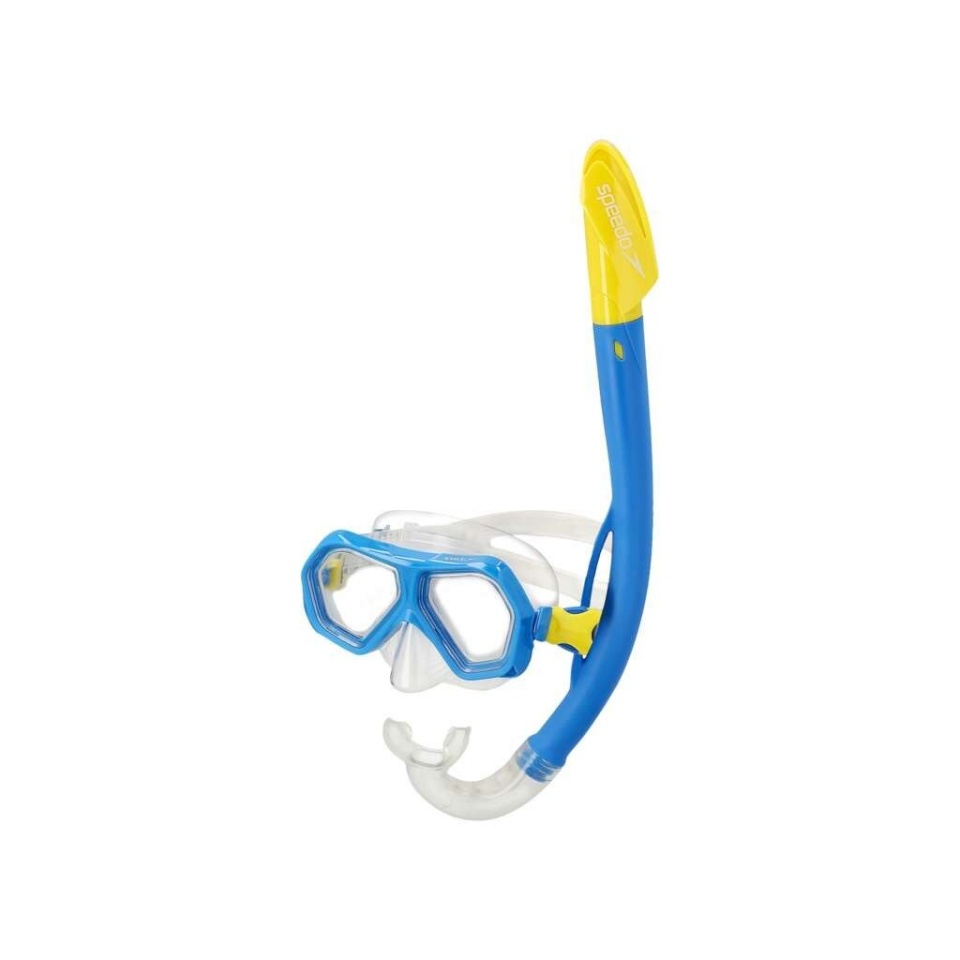 Speedo snorgeldamise komplekt Leisure Dual Lenses & Snorkel JR sinine