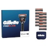 Gillette Fusion Proglide Varuterad Meestele 12 tk, Terade Hoidik