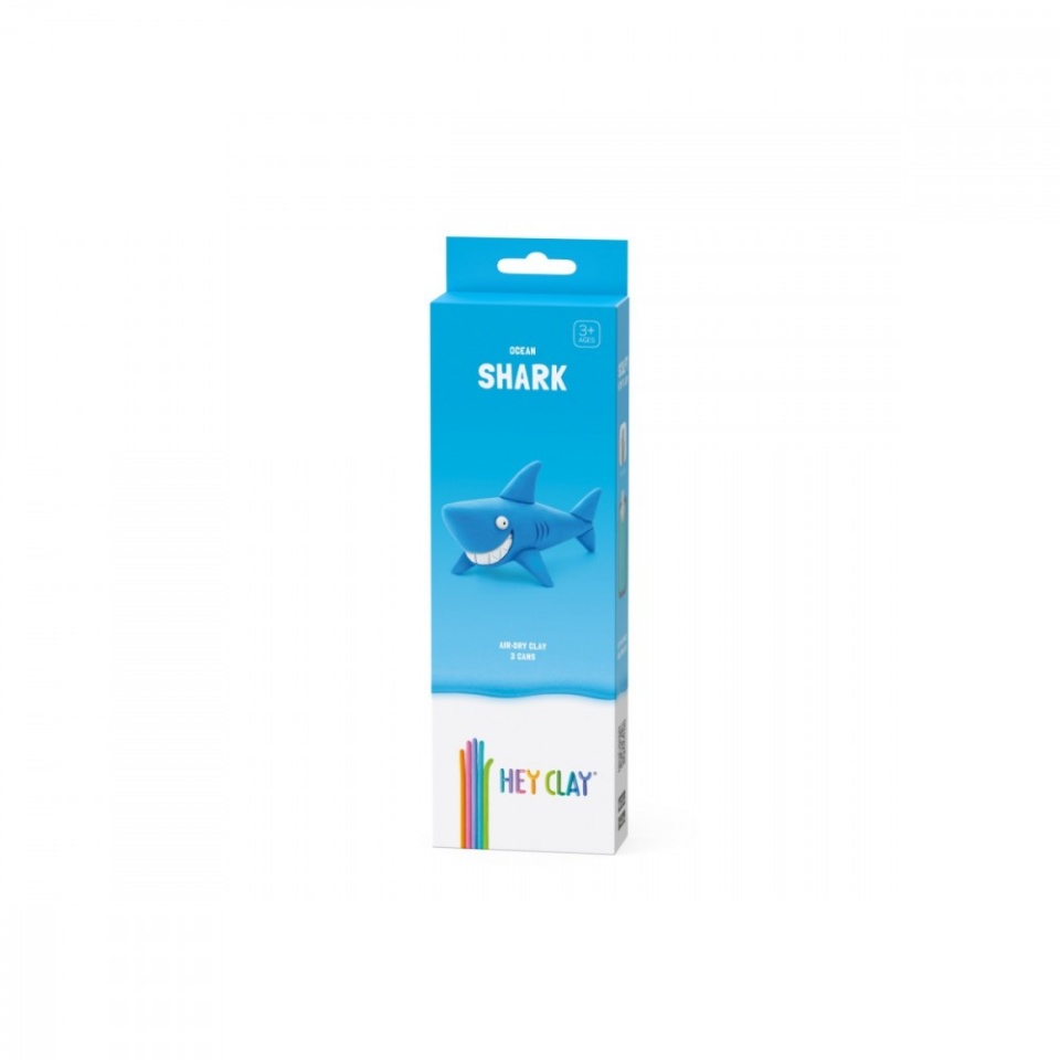 Tm Toys Plastic mass Hey Clay Shark 3-pack