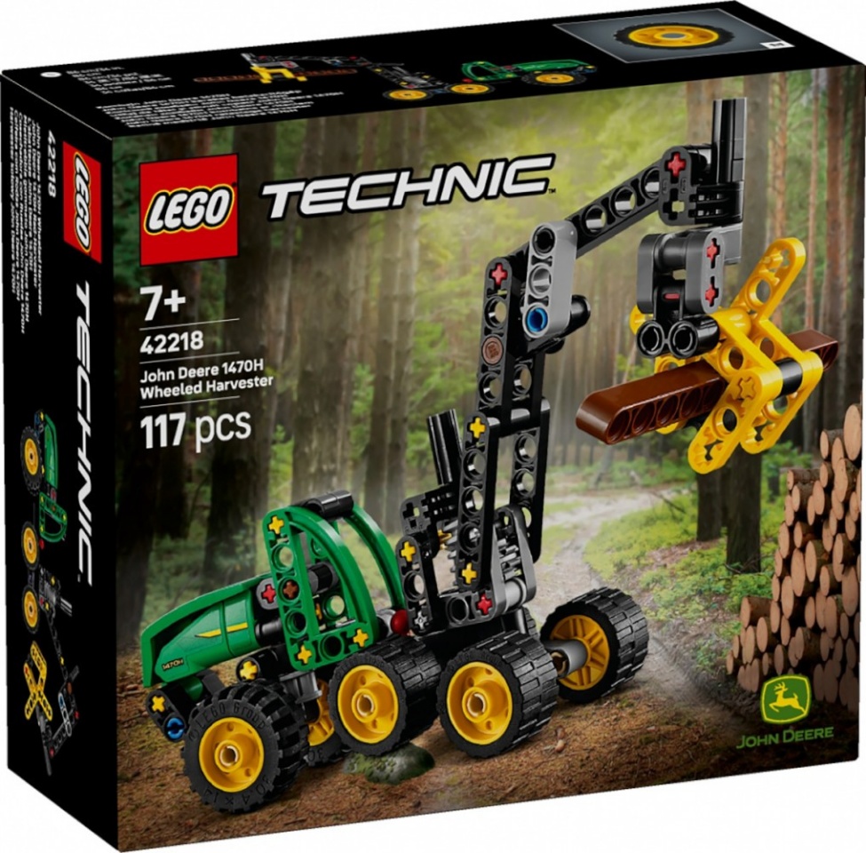 LEGO klotsid 42218 Technic John Deere 1470H Rad-Harvester
