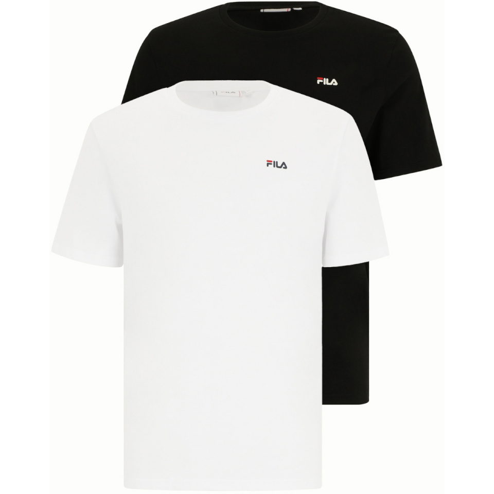 Fila T-särk meestele Brod 2pak valge, must FAM0083 83072 5XL