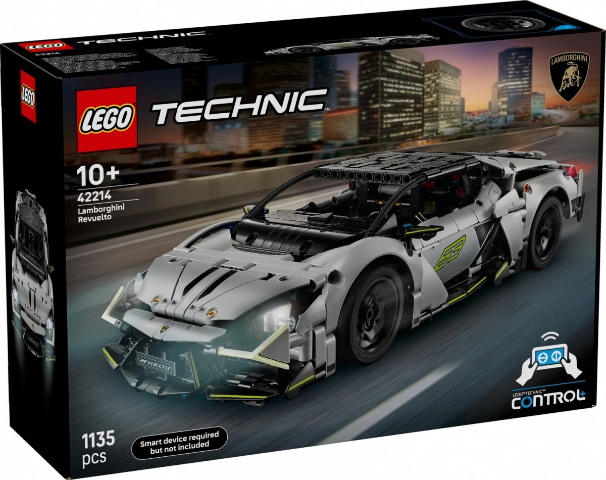 LEGO klotsid 42214 Technic Lamborghini Revuelto Supersportwagen