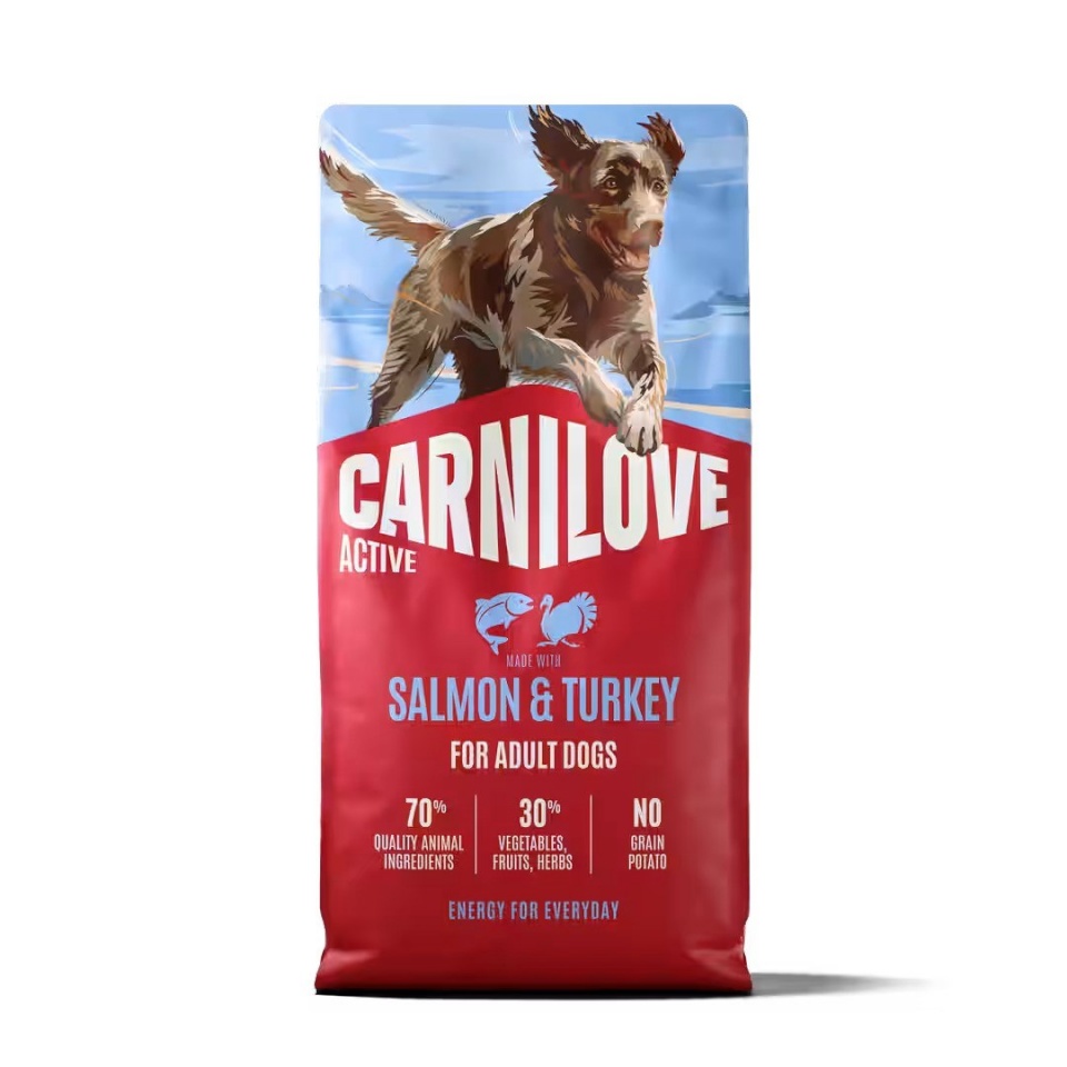 Carnilove kuivtoit koerale Active Salmon & Turkey, 12kg