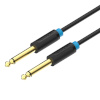 Vention audiokaabel Vention 6.35mm TS Male to Male Audio Cable 2m Vention BAABH (must)