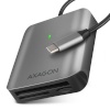 AXAGON mälukaardilugeja CRE-S3C, USB-C 3 .2 GEN 1 External Card
