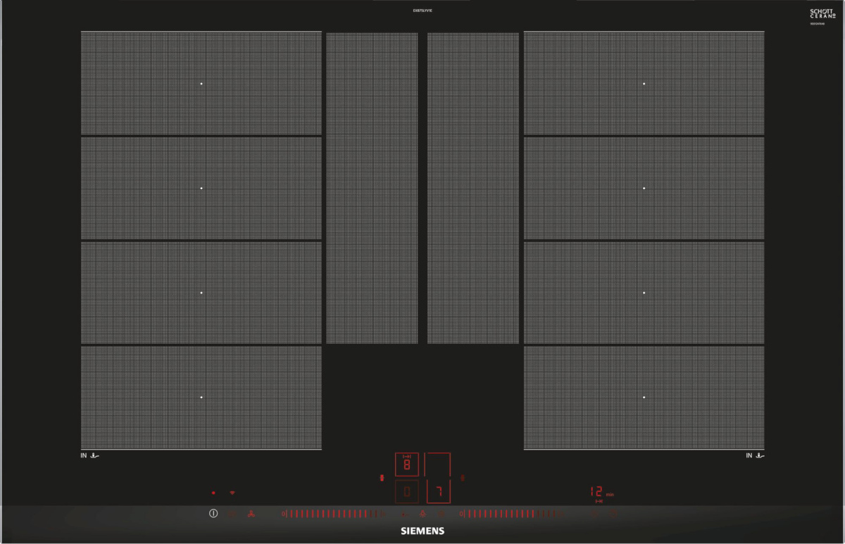 Siemens EX875LYV1E IQ700 induktsioonpliidiplaat, 80 cm