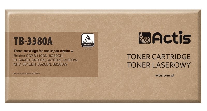 ACTIS tooner TB-3380A replacement for Brother TN-3380, Standard, 8000 pages, must