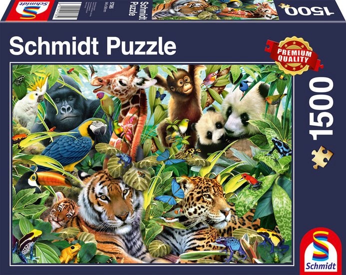 Schmidt pusle Colorful Animal World 1500-osaline 57385