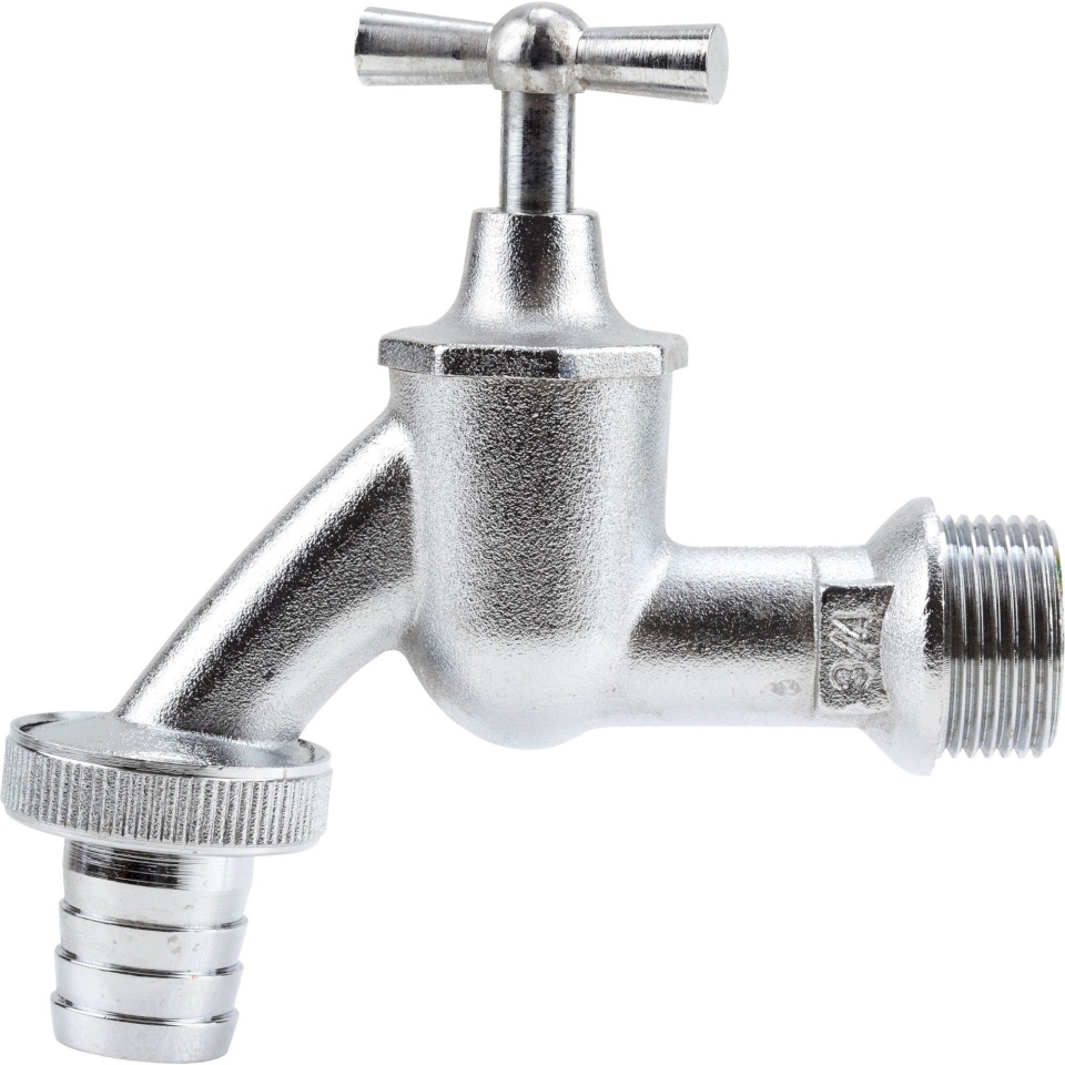 Gardena tarvik 07331-20 Brass Tap 3/4", hõbedane