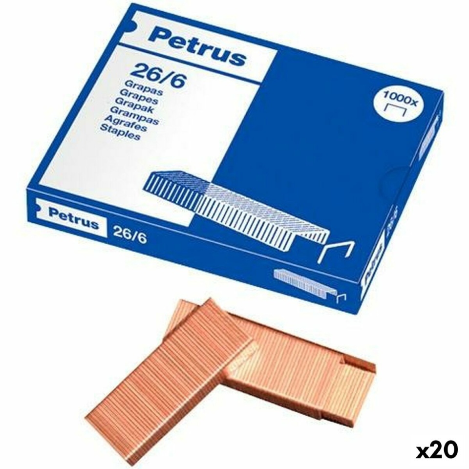 Petrus klambrid 26/6 6 mm 1000tk 20tk