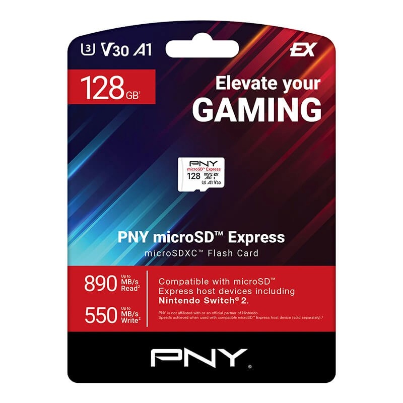 Pny mälukaart microSD Express 128GB P-SDU128P31880EXP-GE