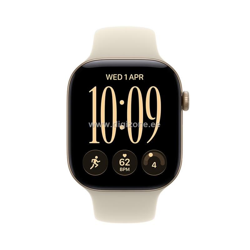 Apple nutikell Watch 12 GPS 46mm Light Gold Aluminium, Sand Sport Band - M/L