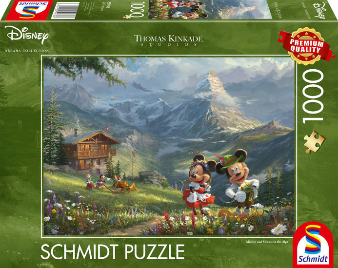 Schmidt pusle Disney Mickey and Minnie in the Alps 1000-osaline 59938