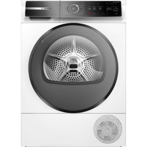 Bosch kuivati WQB245ALSN Series 8 Heat Pump Tumble Dryer, 9 kg, A+++, valge