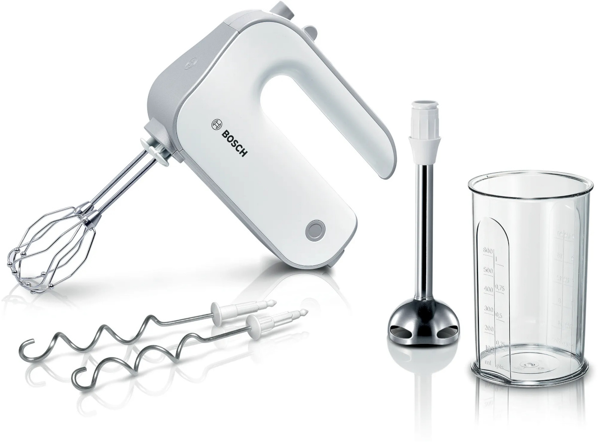 Bosch käsimikser MFQ4070 Styline Hand Mixer 500W, valge