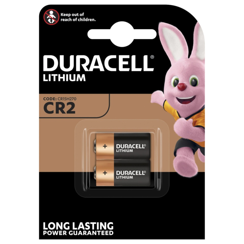 Duracell patarei 1x2 Duracell Lithium CR2 Photo Battery 3V 800mAh CR15H270