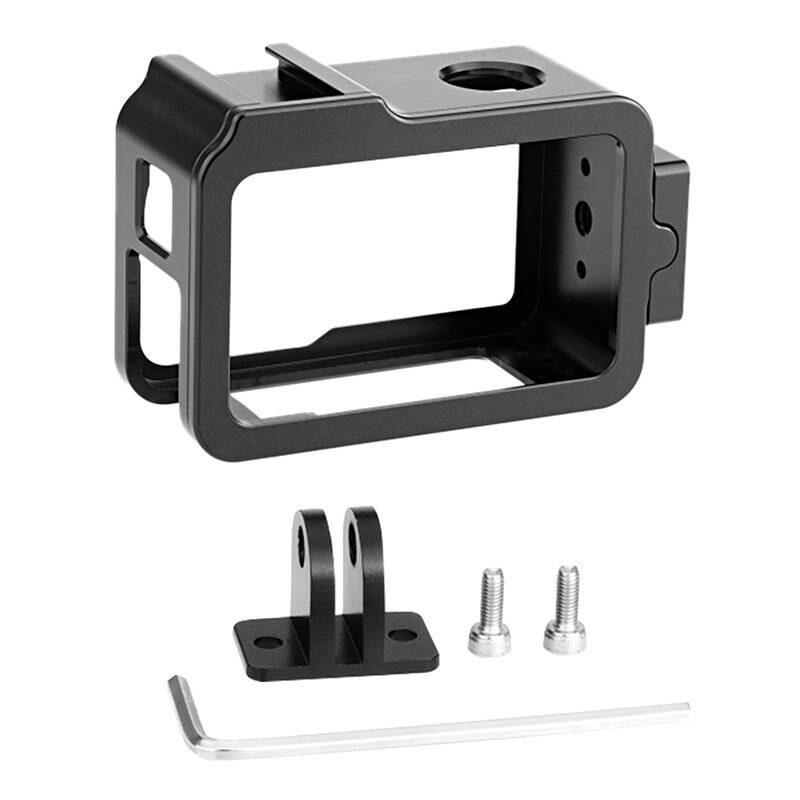 Puluz Metal Cage + Cold Shoe for DJI Osmo Action 4/3