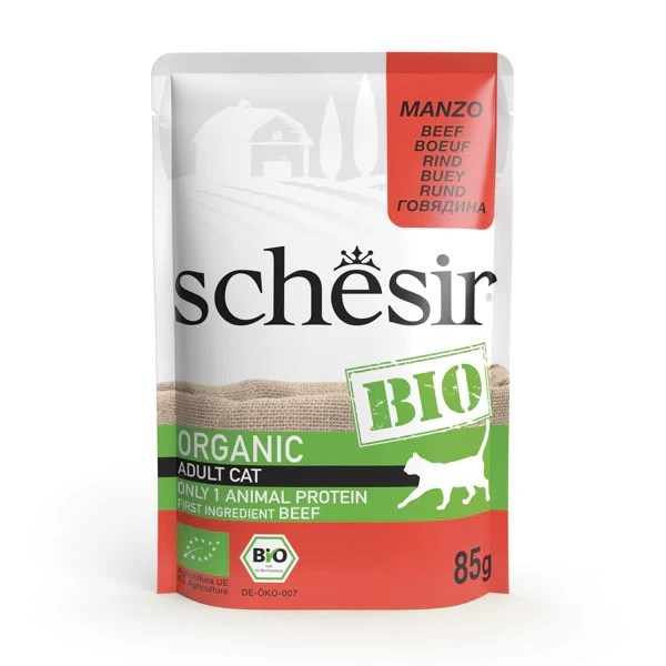 Agras Pet Foods kassitoit Schesir Bio Beef In Pate, 85g