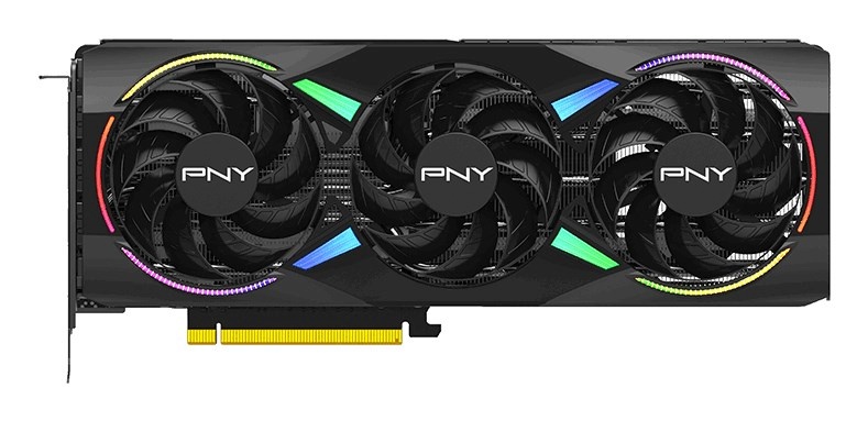 PNY videokaart PNY RTX5070 VERTO ARGB OC Triple Fan 12GB GDDR7 HDMI 3x DP