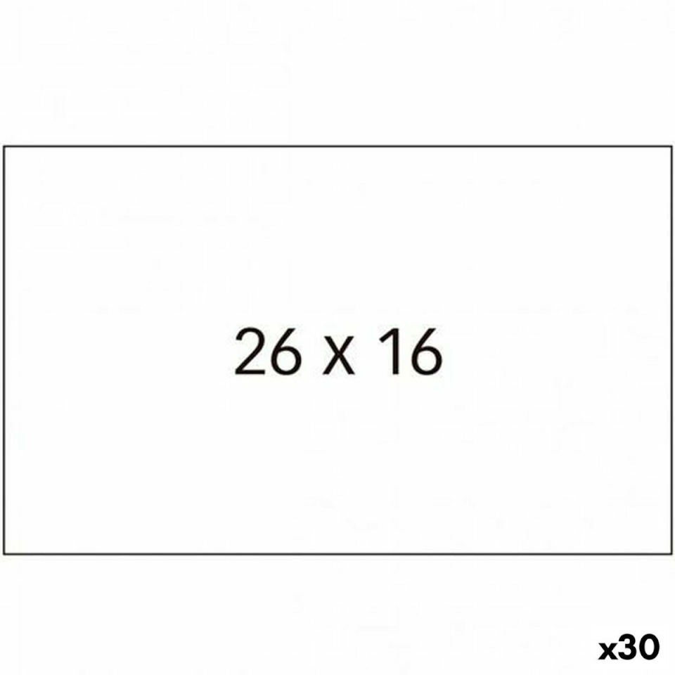 Apli Sildirull valge 26x16 mm 6tk 30tk