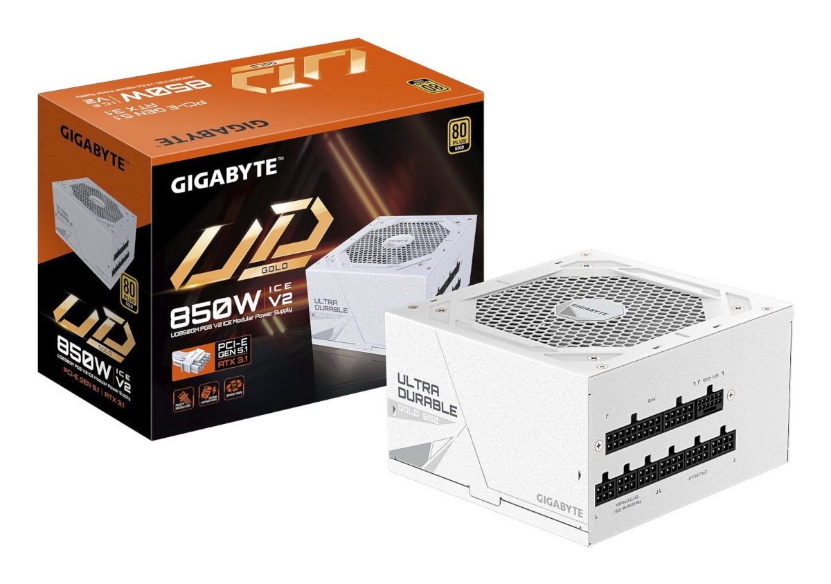 Gigabyte toiteplokk UD850GM PG5 V2 ICE |