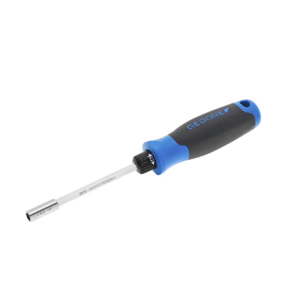 Gedore Ratchet Screwdriver SilentGEAR 1/4
