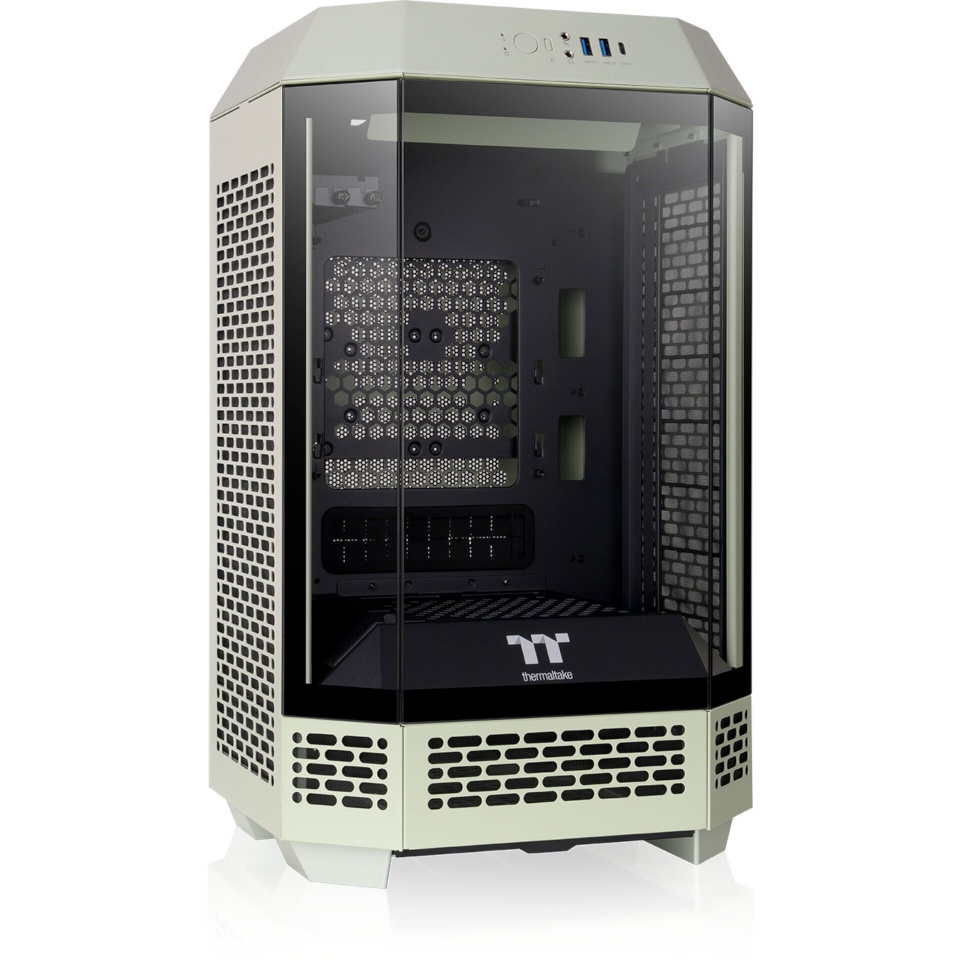 Thermaltake korpus The Tower 250 (hellgrün, Tempered Glass)