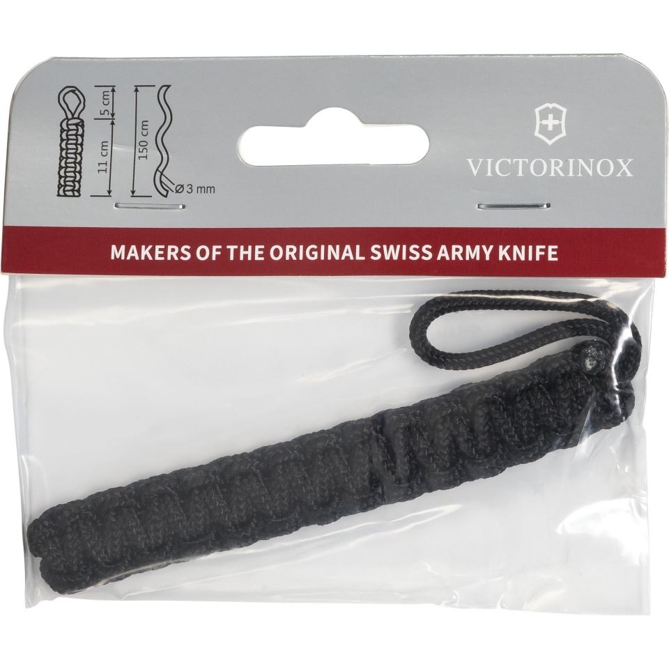 Victorinox taskunuga Paracord Anhänger must