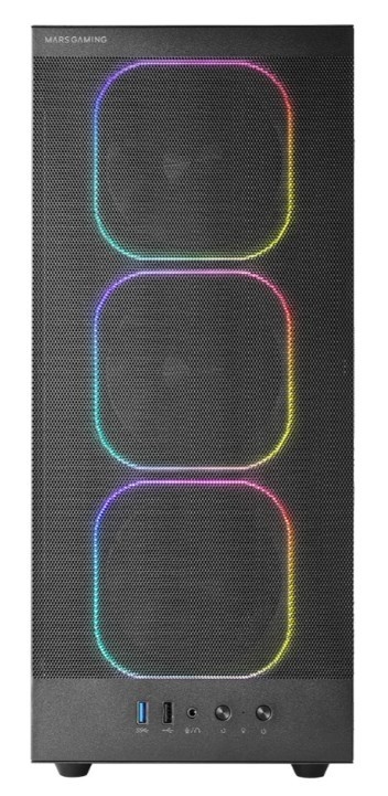 TACENS korpus MARS MC-NEBULA must ATX 4xARGB fans