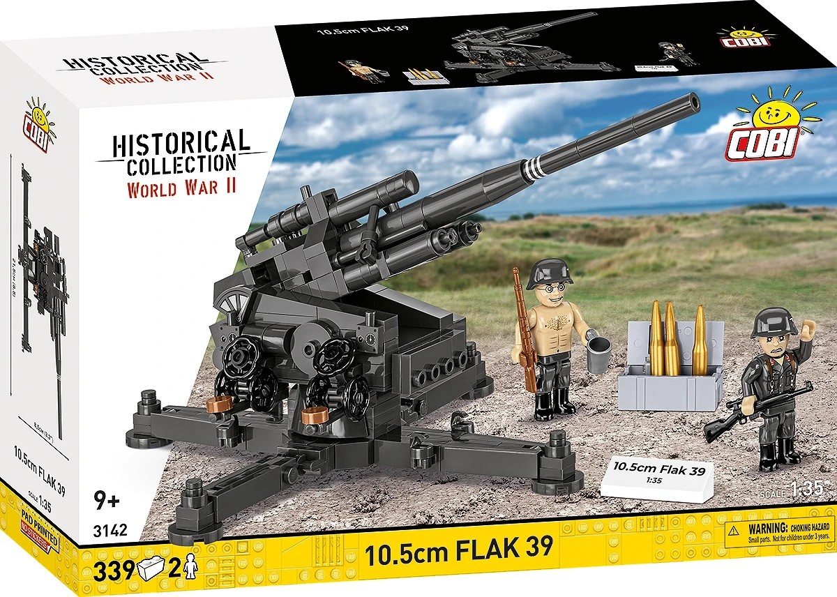Cobi klotsid Blocks 10,5 cm Flak 39 339 pcs