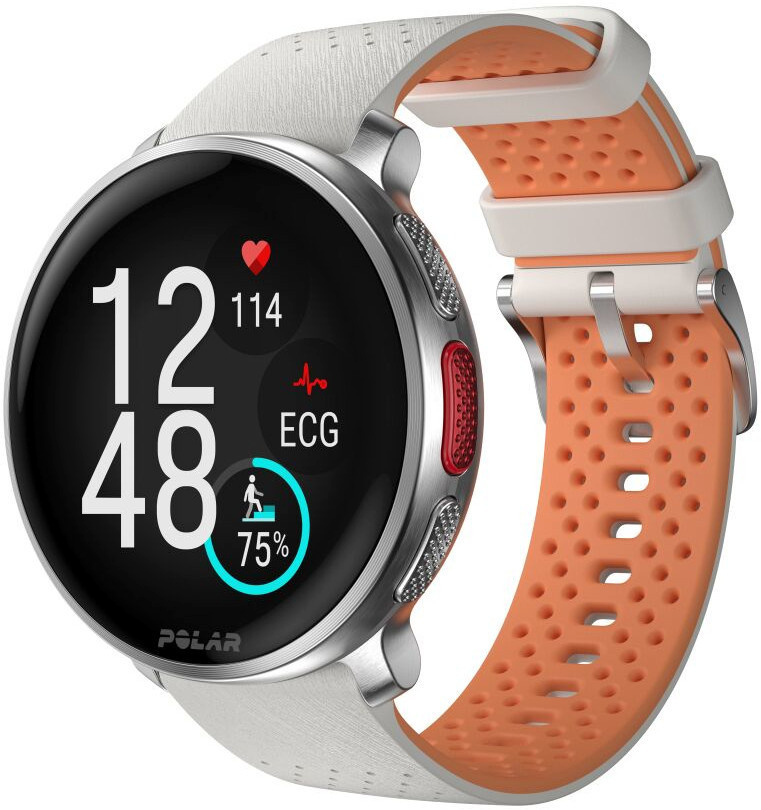 Polar pulsikell Vantage V3 hõbedane/aprikoos, suurus S/L