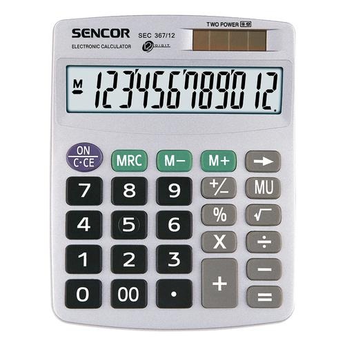 Sencor kalkulaator SEC 367/12 Pocket Basic, hall