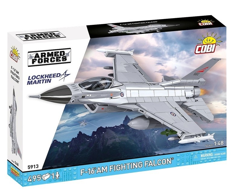 Cobi klotsid Blocks F-16AM Fighting Falcon 495 pcs