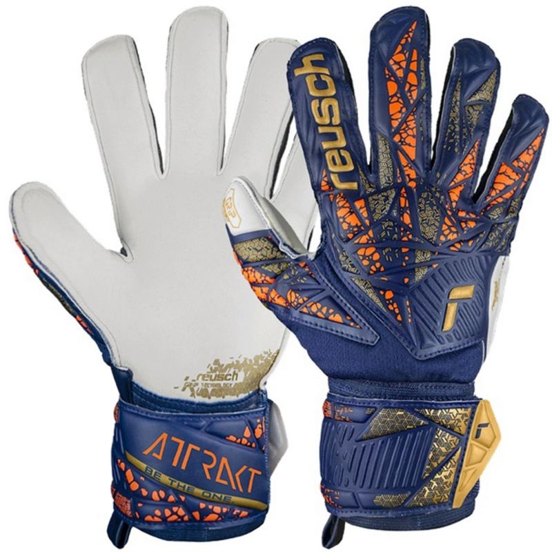 Reusch Attrakt Grip 5470815 4410 väravavahi kindad 8,5