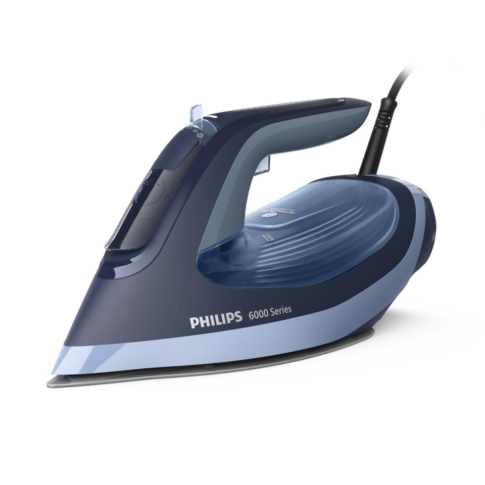 Philips triikraud DST6120/20 Series 6000 SteamGlide Plus Steam Iron, 2600W, sinine