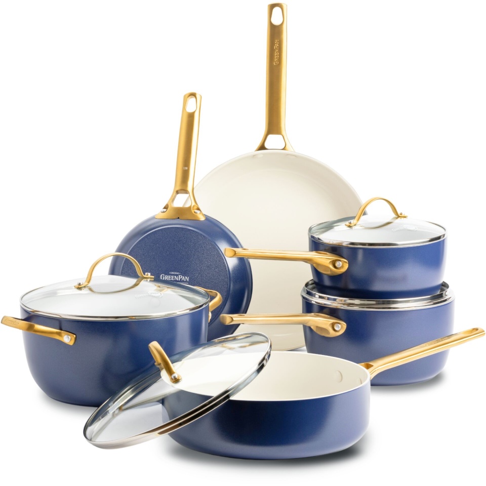 GreenPan Padova Reserve 6-tlg. Topf&Pfannenset sinine