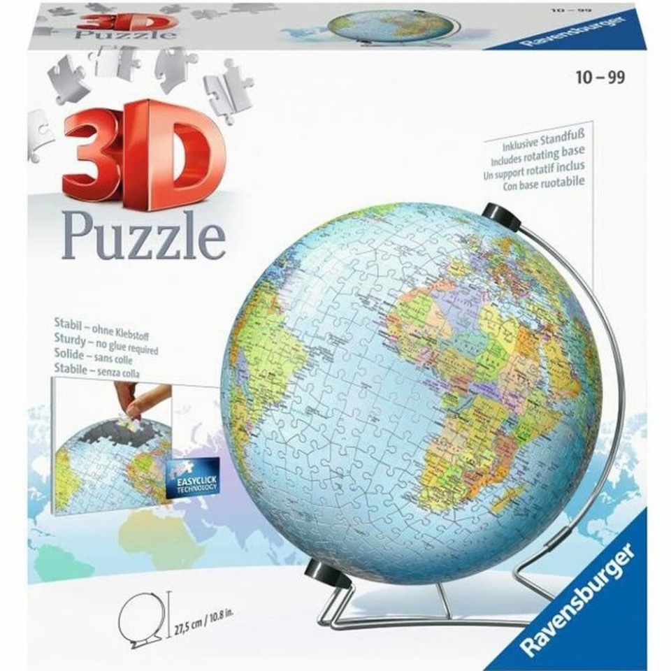 Ravensburger 3D pusle Single Color Globe Unique 540-osaline