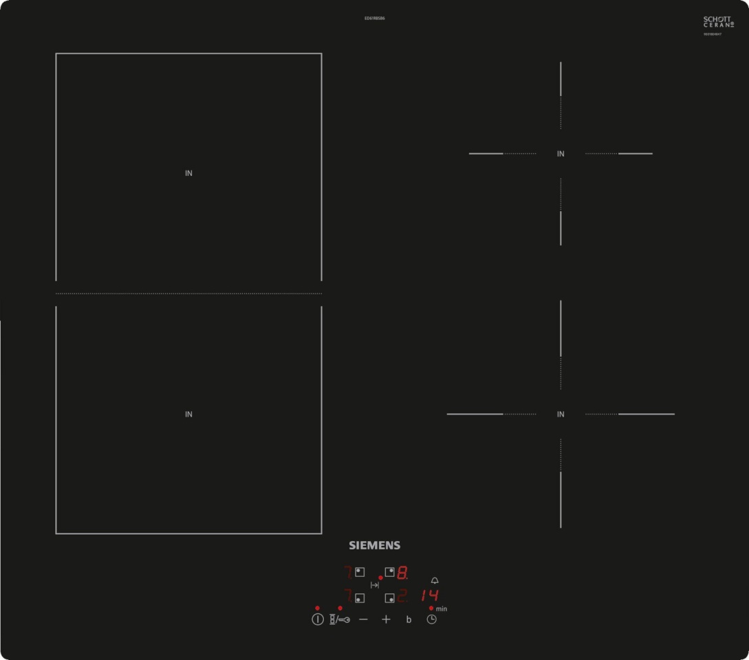 Siemens induktsioonpliit ED61RBSB6E iQ500