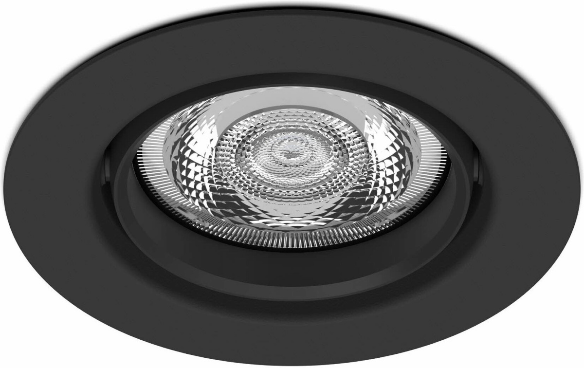 Philips Impala SL264 prožektor, 1-osaline, must, hämardatav, 500 lm, 2700K