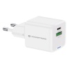 CONCEPTRONIC laadija ALTHEA15W 2-Port 20W GaN USB PD Charger