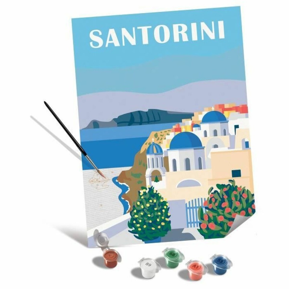 Ravensburger värvide nummerdatud komplekt Santorini 30x40cm
