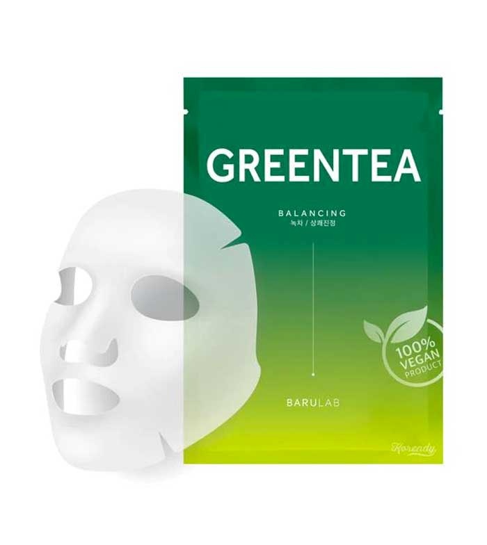 Barulab näomask Green Tea Balancing Face Mask 23g, unisex