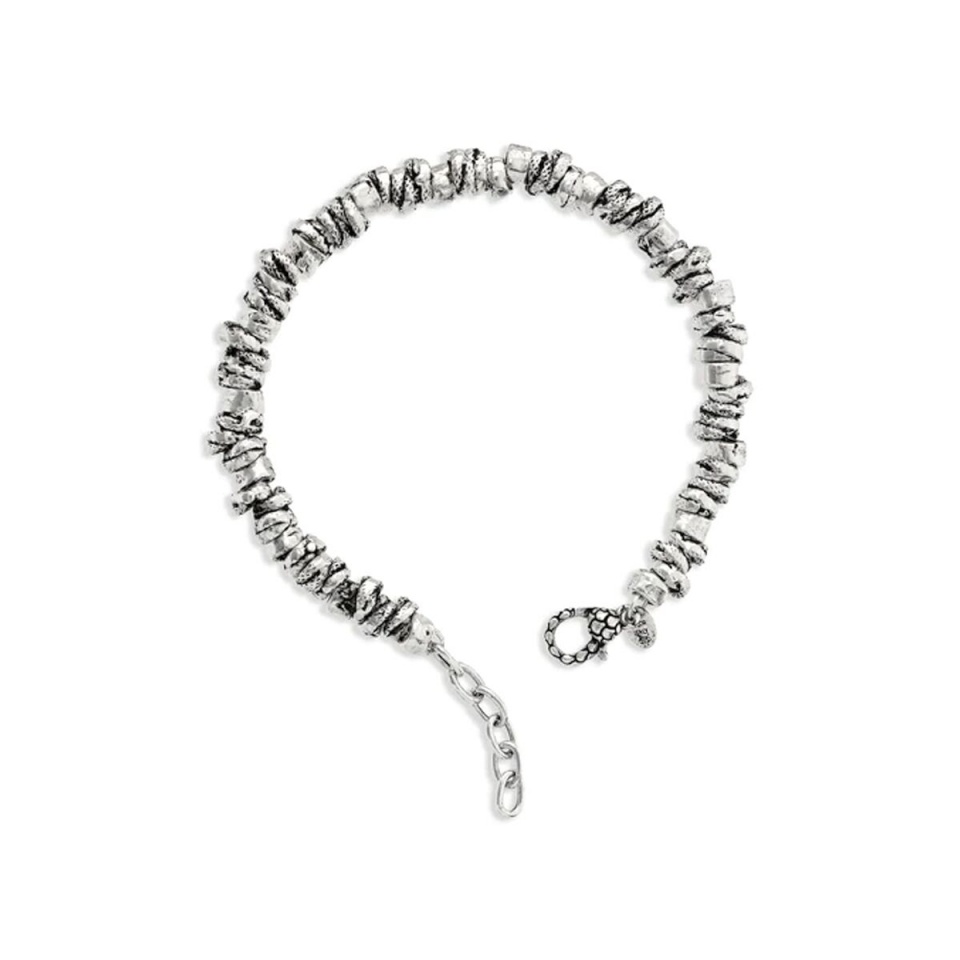 Albert M. meeste käevõru WSOX00629.S Hõbedane