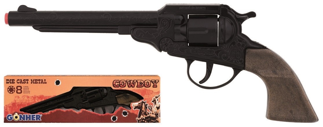 Pulio Cowboy revolver metal 8 rounds GONHER 88/6